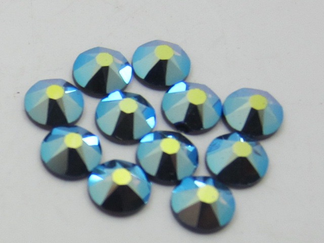 72 pcs. 20ss GRAPHITE AB FLATBACK European Rhinestones